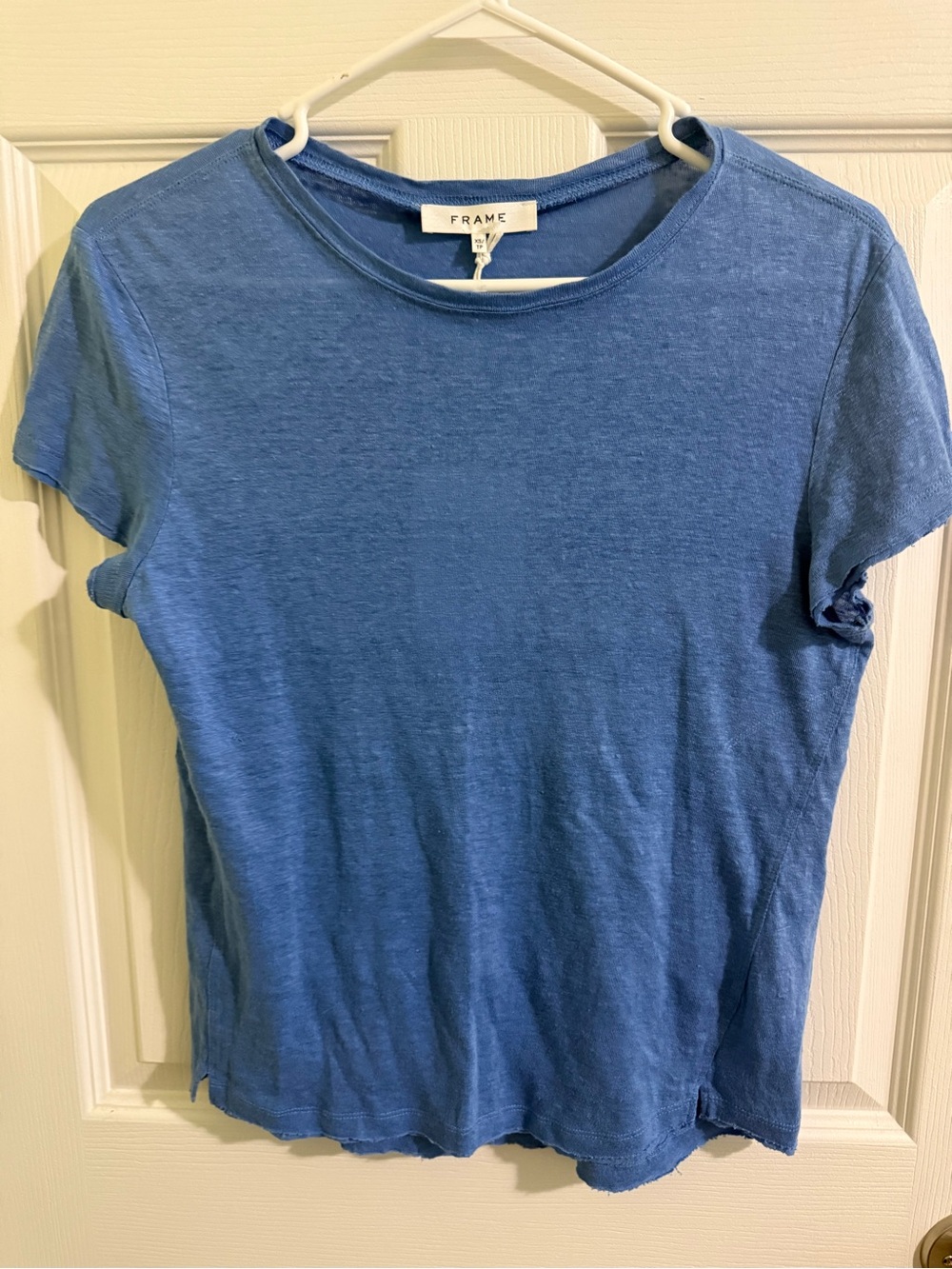 Frame Easy True Organic Linen Tee Sz XS New With Tags